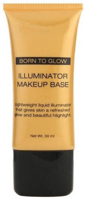 

Make Line Claire Inspired Illuminator Make Up Base | Studio Perfect Skin | Born to Glow Primer - 30 ml(Gold)