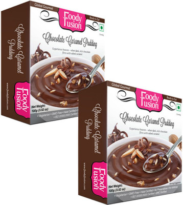

Fazlani Foods Ready To Eat Pack of 2 Chocolate Caramel Pudding 100 g