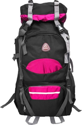 

BAGGON Rucksack Trekking Backpack Rucksack - 70 L(Black, Pink)