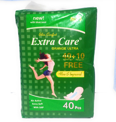 

Extra Care Orange Ultra Sanitary Pad(Pack of 40)