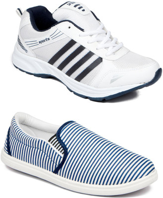 

Asian Casual shoes,Sports Shoes,Phylon Shoes,Walking shoes,Loafers,Sneakers,Traning shoes,Gym shoes, Running Shoes For Men(White, Blue, Multicolor