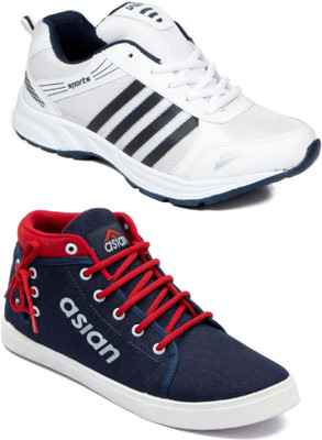 

Asian Casual shoes,Sports Shoes,Phylon Shoes,Walking shoes,Loafers,Sneakers,Traning shoes,Gym shoes, Running Shoes For Men(Multicolor