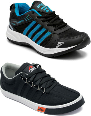 

Asian Casual shoes,Sports Shoes,Phylon Shoes,Walking shoes,Loafers,Sneakers,Traning shoes,Gym shoes, Running Shoes For Men(Blue, Black, Multicolor