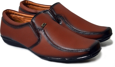 

Feetway Slip On For Men(Brown, Tan