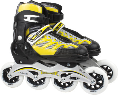 

JJ Jonex New speed inline skate 178 with skate bag, wheel size 100MM, Large In-line Skates - Size 40-43 Euro (Multicolor)@ Kin store In-line Skates - Size 6.5-9 UK(Yellow)
