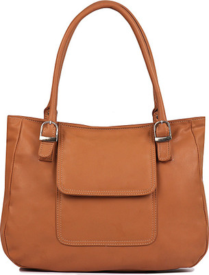 

AFRE Women Casual Tan PU Shoulder Bag