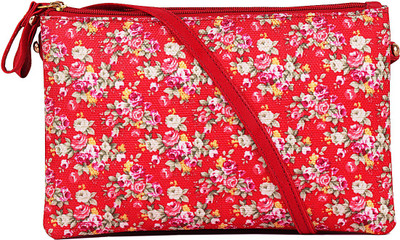 

AFRE Women Casual Red PU Clutch