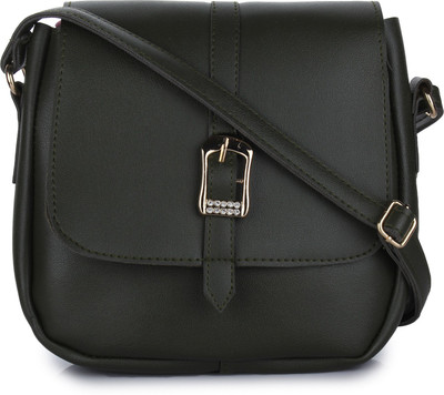 

Craveforit Women Casual Grey PU Sling Bag