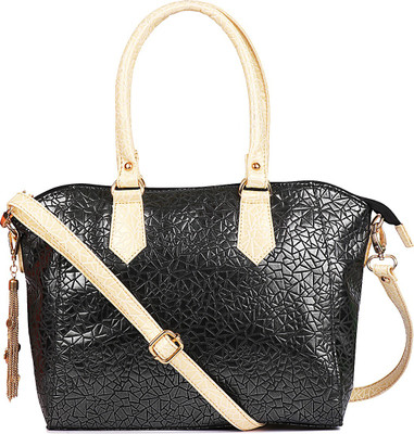 AFRE Women Casual Black PU Shoulder Bag