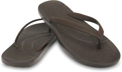 

Crocs Girls Slipper Flip Flop(Brown