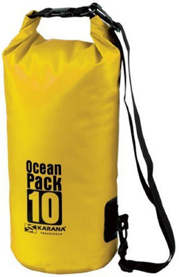 

Italish 10 Liter Waterproof Outdoor Ocean Pack Dry Bag For Drifting Swimming sport(Yellow, Dry Bag)