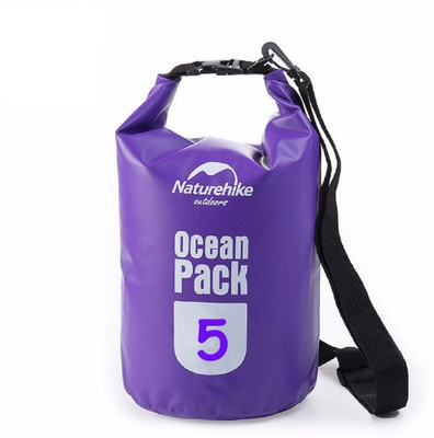 

Lemish 5 Liter Waterproof Outdoor Ocean Pack Dry Bag For Drifting Swimming Gym Bag-Purple Small Travel Bag(Purple)