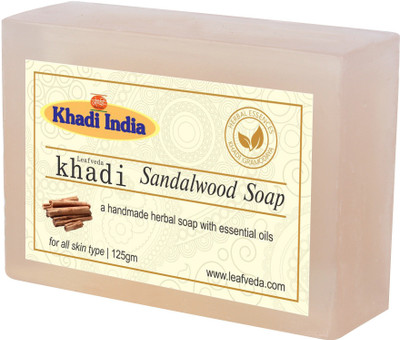 

Leafveda Khadi Sandalwood Soap(125 g)