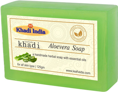 

Leafveda Khadi Aloe Vera Soap(125 g)