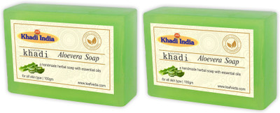 

Leafveda Khadi Aloe Vera Soap pack of 2(200 g, Pack of 2)