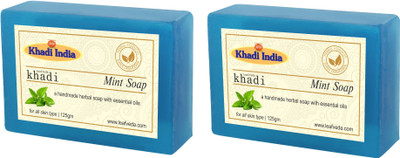 

Leafveda Khadi Mint Soap Pack of 2(250 g, Pack of 2)