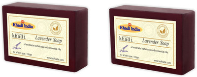 

Leafveda Khadi Lavender Soap pack of 2(200 g, Pack of 2)