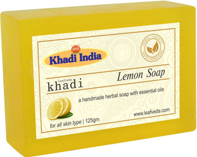 

Leafveda Khadi Lemon Soap(125 g)