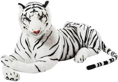 

CREATIVEVILLA CUTE WHITE TIGER STUFFED PLUSH SOFT TOY - 50 cm(Multicolor)