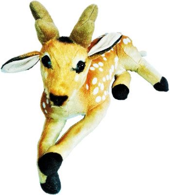 

BACCHOKAADDA Wild Animal Dear soft toy 39 cm height-26 cm - 26 cm(Brown)