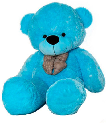 

ATTRACTIVE 3.2 Feet Neck Bow Teddy Bear - 95 cm(Blue)