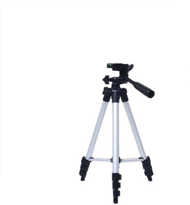 

Maxxlite Aluminium Lightweight 52 inch Tripod for All Cameras with Bag Tripod Tripod(Multicolor, Supports Up to 3000 g)
