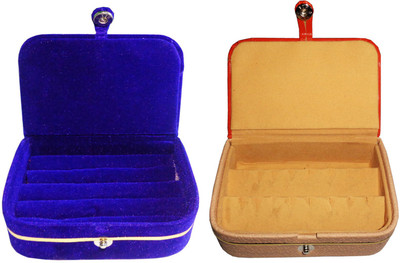 

Shivanshshine Combo earEar ring folder and Ear ring Box jewelry box Vanity Box Vanity Box(Multicolor)