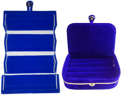 

Shivanshshine Combo earring folder and ring Box jewelry box Vanity Box Vanity Box(Multicolor)
