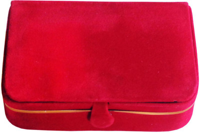 

Shivanshshine Set of 1 velvet Earring folder Ring box jewelery case ring storage ear ring travelling folder Vanity Box Vanity Box(Multicolor)
