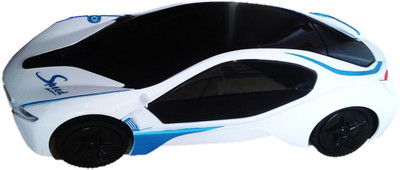 

bacchokaadda 3D Light Super Racing Car (White and black)(white,black)