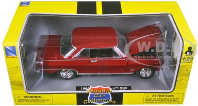 

New-Ray 1:24 1964 CHEVY Nova ( Burgundy Color)(Burgundy)