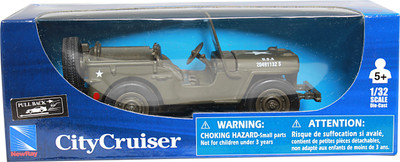 

New-Ray 1:32 City Cruiser Jeep Willys Diecast Model Car(Green)