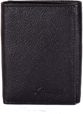 

Kraasa Men Casual Black Genuine Leather Wallet(6 Card Slots)