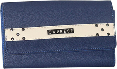 

Caprese Women Casual Blue Artificial Leather Document Holder(6 Card Slots), Navy