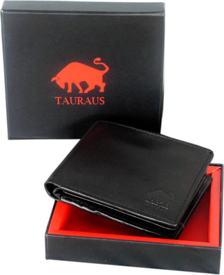 

Tauraus Men Casual Black Genuine Leather Wallet(11 Card Slots)