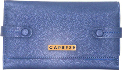 

Caprese Women Casual Blue Artificial Leather Document Holder(6 Card Slots)