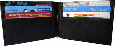 

Inkart Men Black Genuine Leather Money Clip(6 Card Slots)