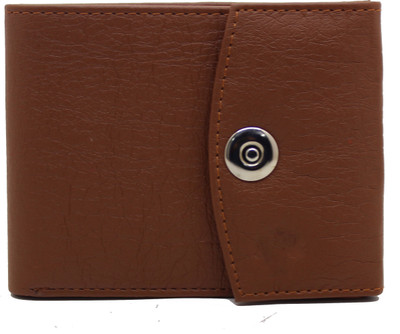 

MS Men Formal Brown Artificial Leather Wallet(6 Card Slots), Tan
