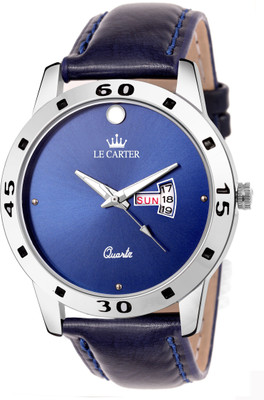 

Le Carter LCW-6006 Day & Date Functioning Leather Strap Watch - For Men