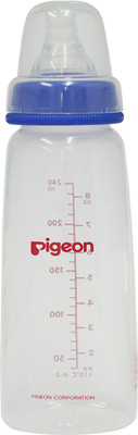 Pigeon Peristaltic Nursing Bottle Kpp 240Ml (Blue) With 2 Nipple L - 240 ml(Blue)