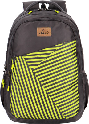 

Lavie Grey Backpack 34 L Backpack(Black, Green)