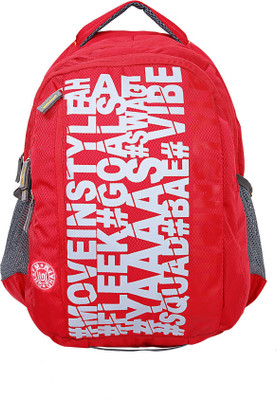 

GHAFM Red Coloured School/College/Office/Travel 35.98 L Backpack(Red)
