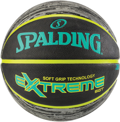 

SPALDING Extreme Sgt Basketball - Size: (Pack of 1, Black, Grey, Green;grey