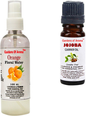 

Gardens Of Aroma Orange Floral Water And Jojoba Essential Oil(110 ml)