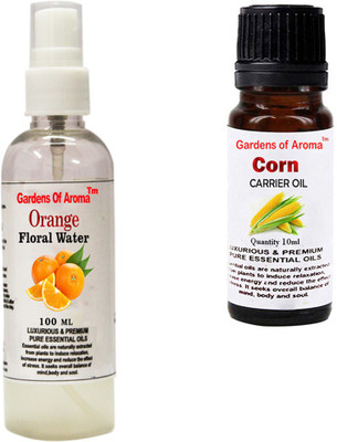 

Gardens Of Aroma Orange Floral Water And Corn Essential Oil(110 ml)