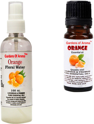 

Gardens Of Aroma Orange Floral Water And Orange Essential Oil(110 ml)