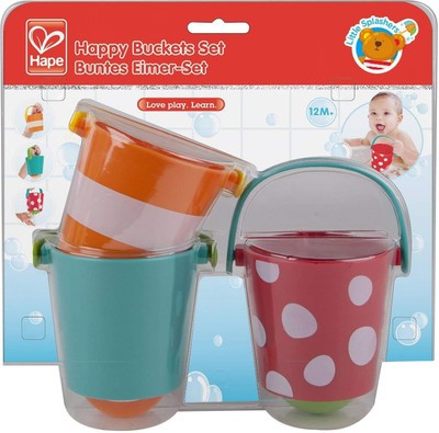 

Hape E0205 HAPPY BUCKET Bath Toy(Multicolor)