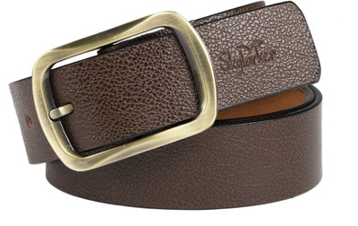 

Skylarker Men Casual Brown Genuine Leather Belt, Brown 2