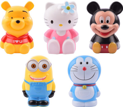 Aarushi Cute Coin Coin Bank(Multicolor)