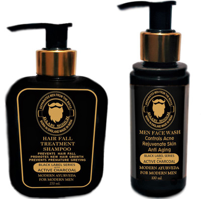 

Daarimooch shampoo & face wash combo(charcoal series)(Set of 2)